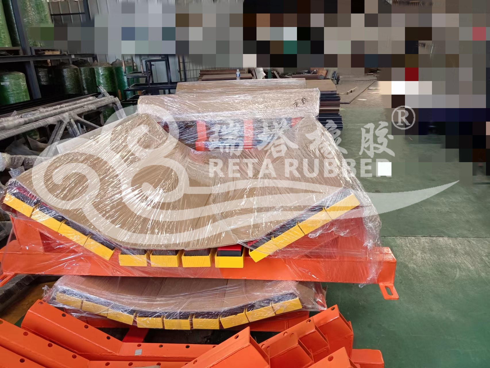 山西客戶訂購高分子耐磨緩沖床發貨